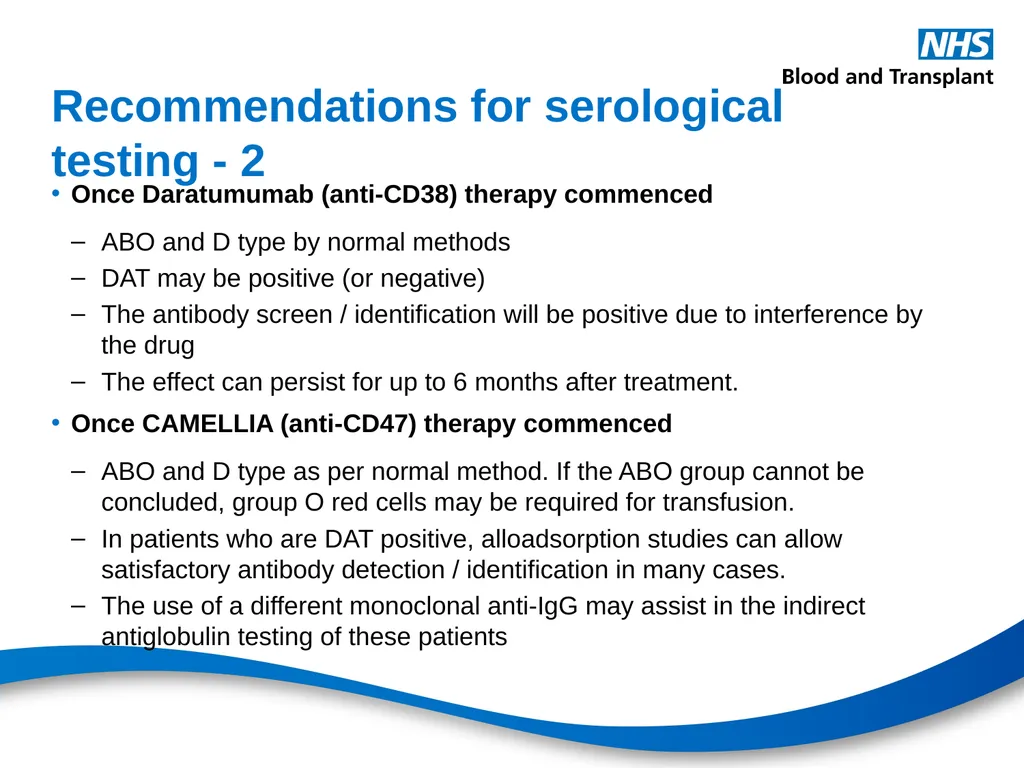 Therapeutic monoclonal antibodies & blood - slide 11 of 18
