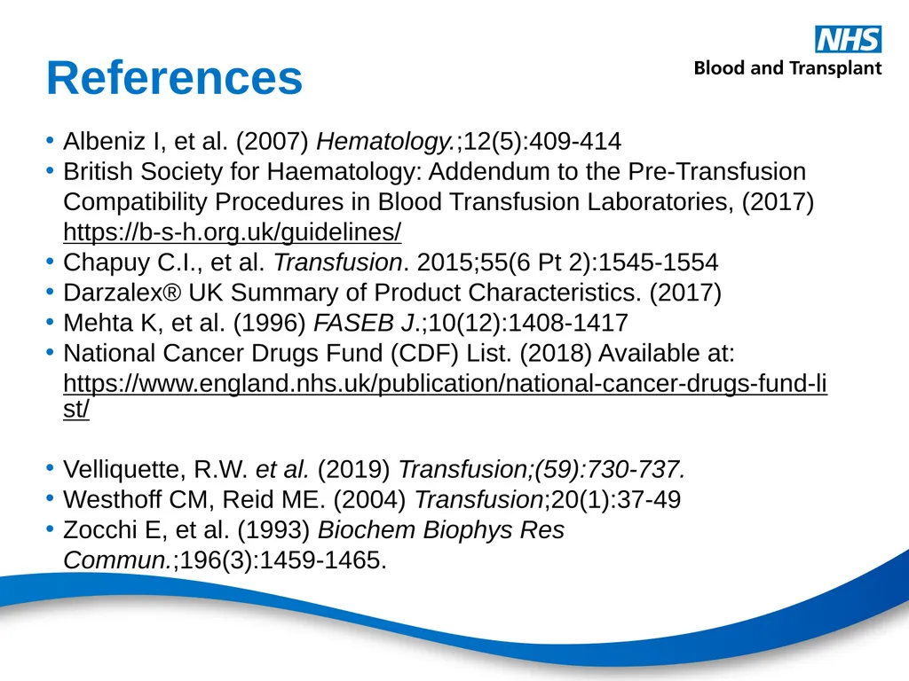 Therapeutic monoclonal antibodies & blood - slide 18 of 18