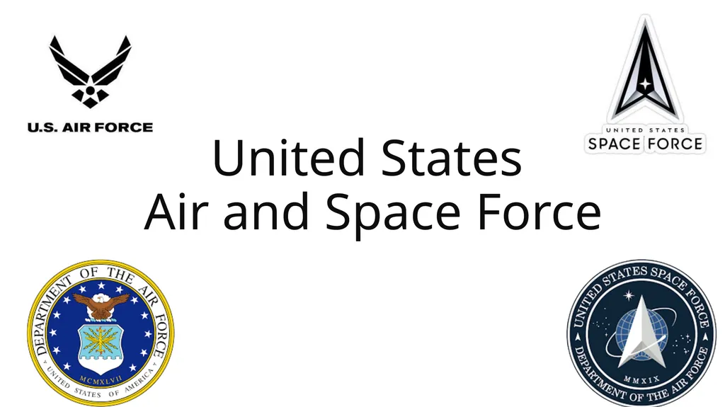 United States Air and Space Force Top 25 In Demand