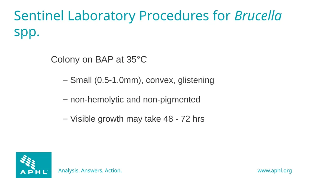 Agents of Bioterrorism Brucella species: - slide 11 of 21