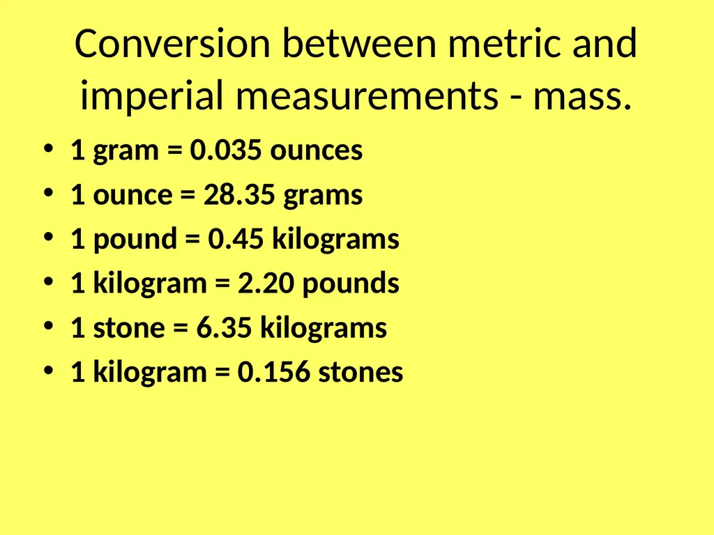 Functional Skills Maths Metric and Imperial - slide 10 of 11