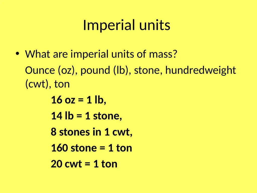 Functional Skills Maths Metric and Imperial - slide 7 of 11