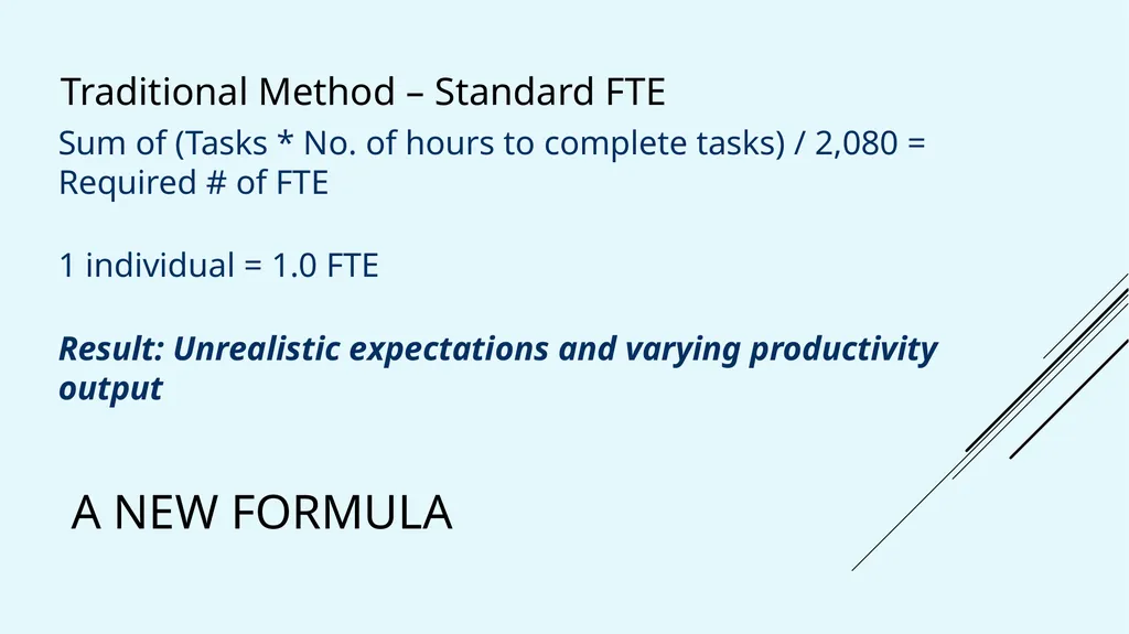 Workload Measurements A More Realistic Approach to - slide 21 of 26