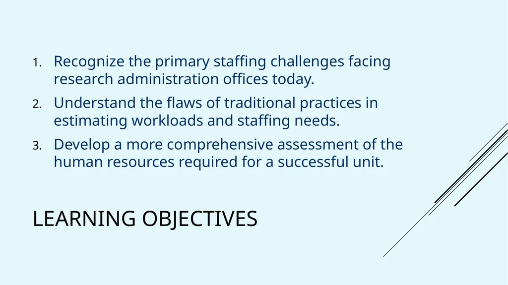 Workload Measurements A More Realistic Approach to - slide 2 of 26