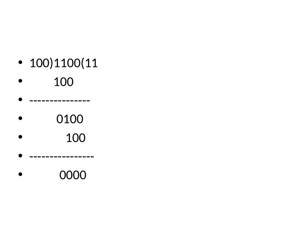 Binary Arithmetic Binary operations Binary - slide 50 of 51