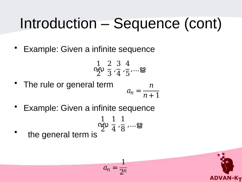 SEQUENCES AND SERIES Introduction - Sequence A - slide 3 of 20