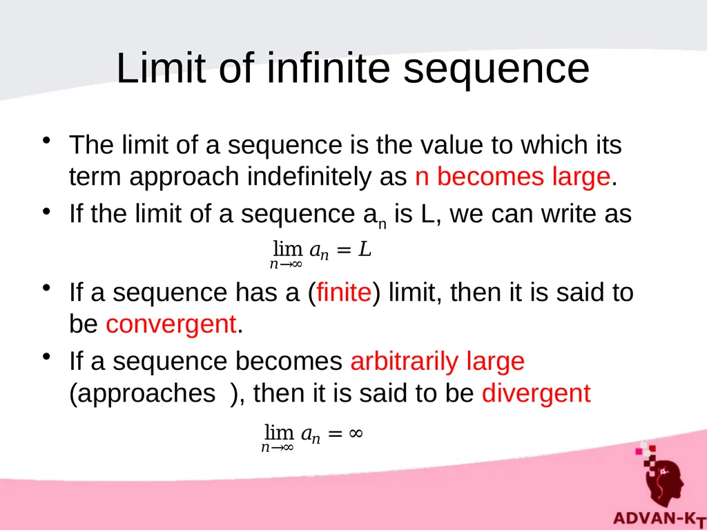 SEQUENCES AND SERIES Introduction - Sequence A - slide 11 of 20