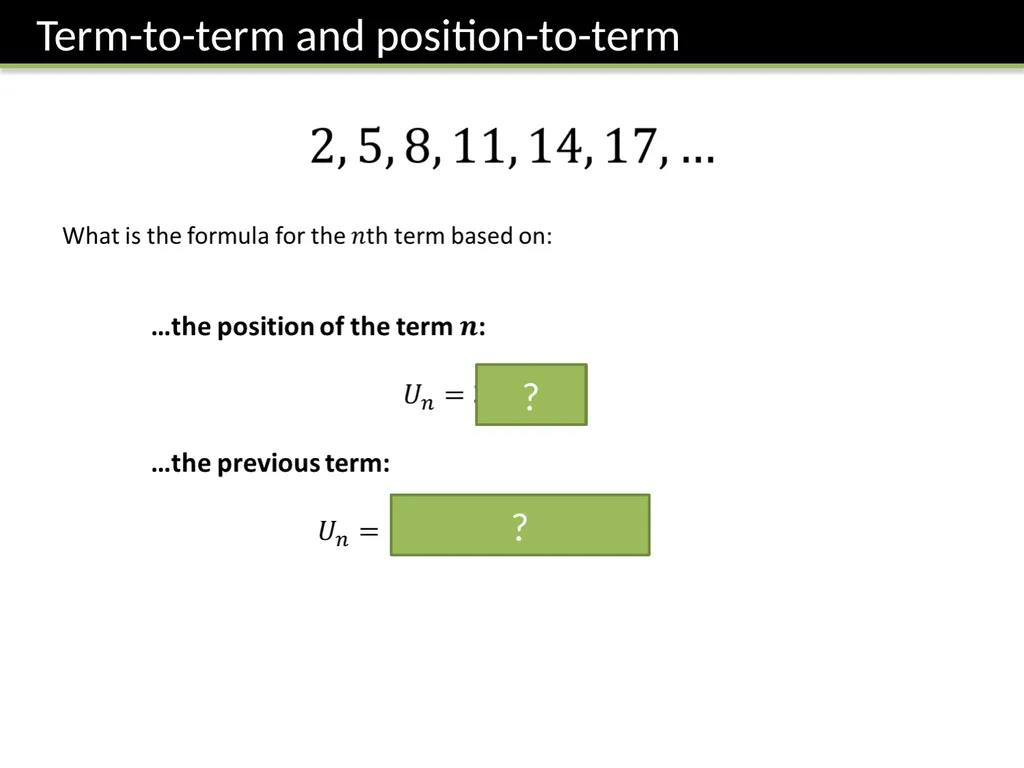 C1 Chapter 6 Arithmetic Series Dr J Frost - slide 4 of 17