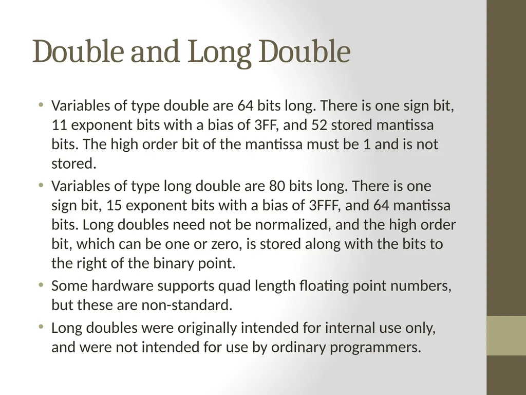 Binary Arithmetic Numbers Inside the Computer - slide 48 of 48