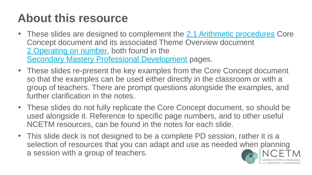 Solving problems using the associative, - slide 2 of 32