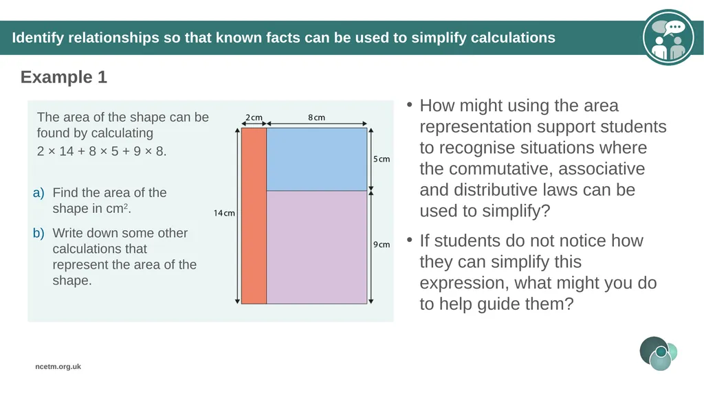 Solving problems using the associative, - slide 14 of 32