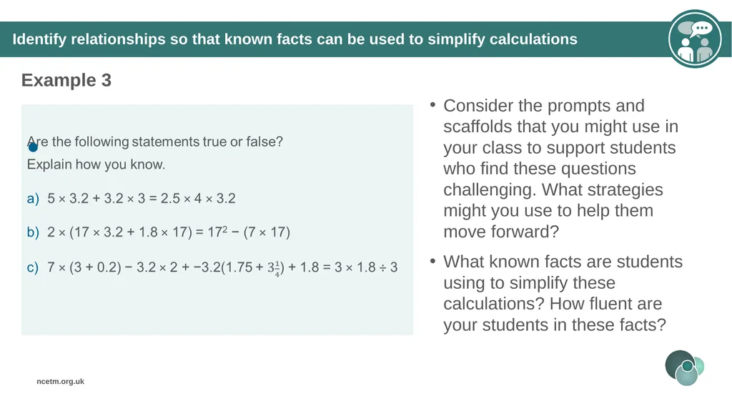 Solving problems using the associative, - slide 21 of 32