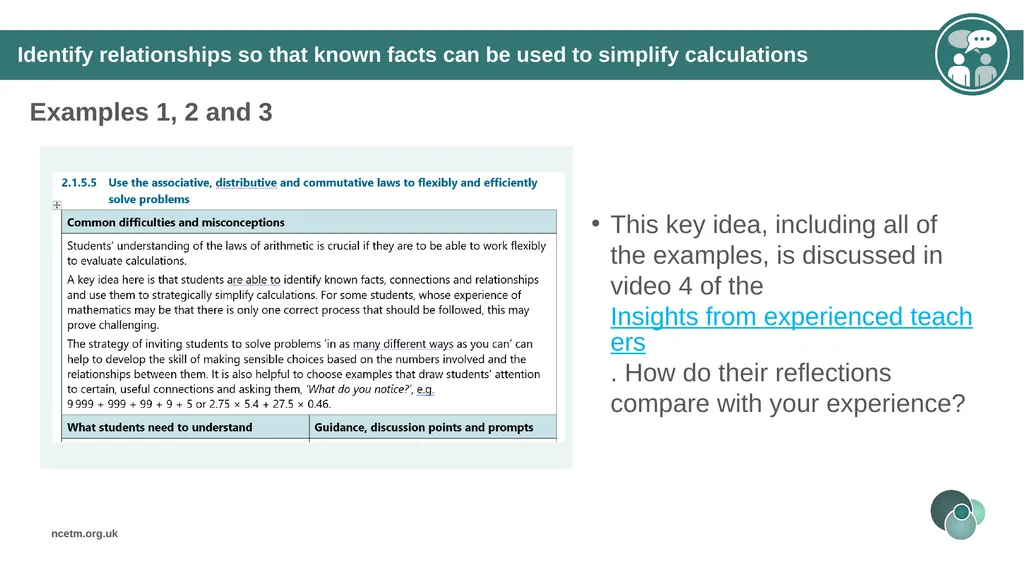 Solving problems using the associative, - slide 22 of 32