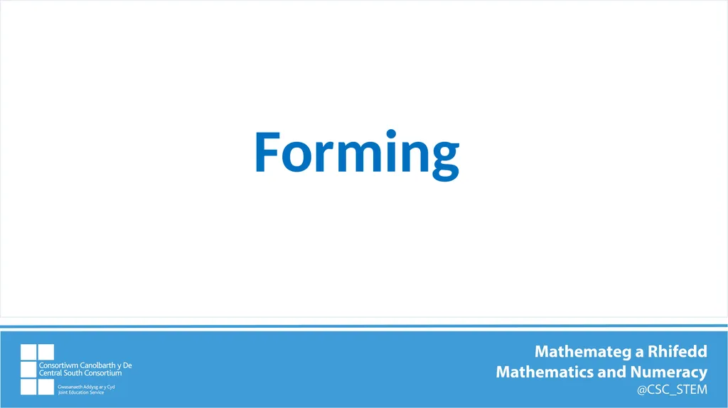 WM2:- Algebra uses symbol systems to express the - slide 5 of 23