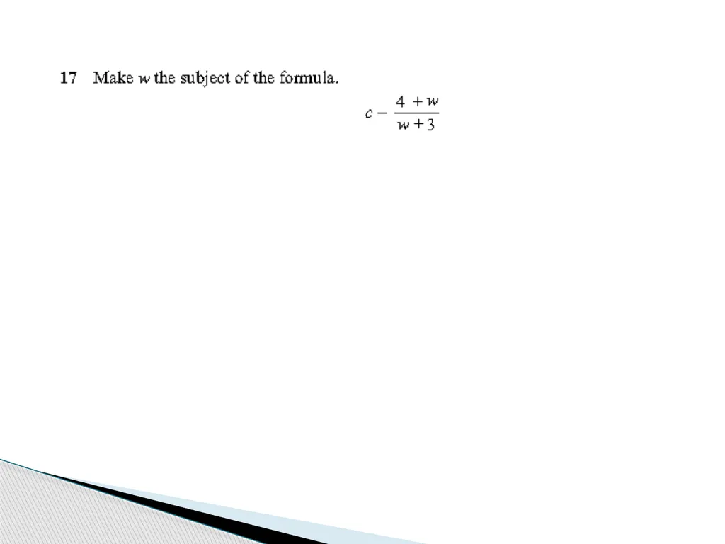 ALGEBRA REVISION YEAR 10 KAUSAR KHAN - slide 10 of 23
