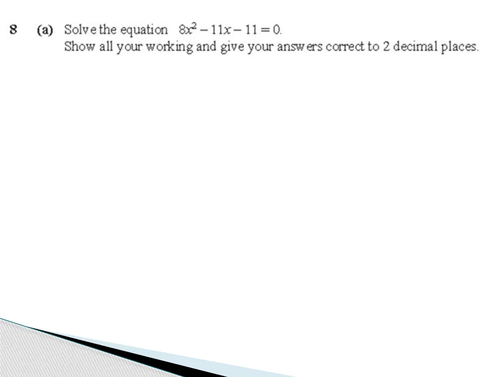 ALGEBRA REVISION YEAR 10 KAUSAR KHAN - slide 14 of 23