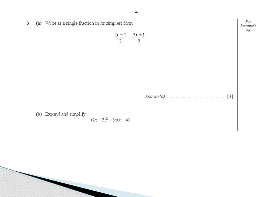 ALGEBRA REVISION YEAR 10 KAUSAR KHAN - slide 2 of 23
