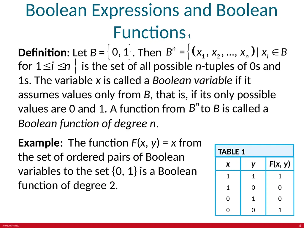 Boolean Algebra Chapter 12 With Question/Answer - slide 6 of 28