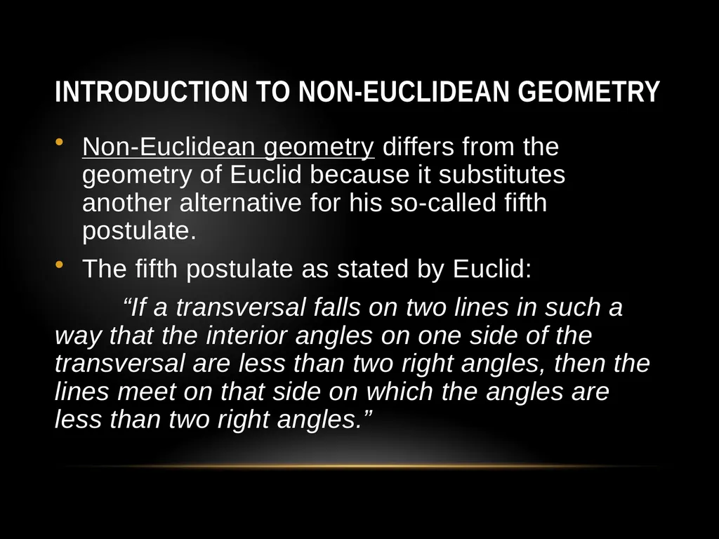 Compiled: Still John F. Reyes Non-Euclidean - slide 2 of 38