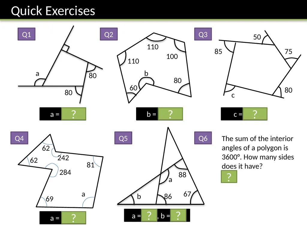GCSE: Angles and Geometry Dr J Frost - slide 13 of 13