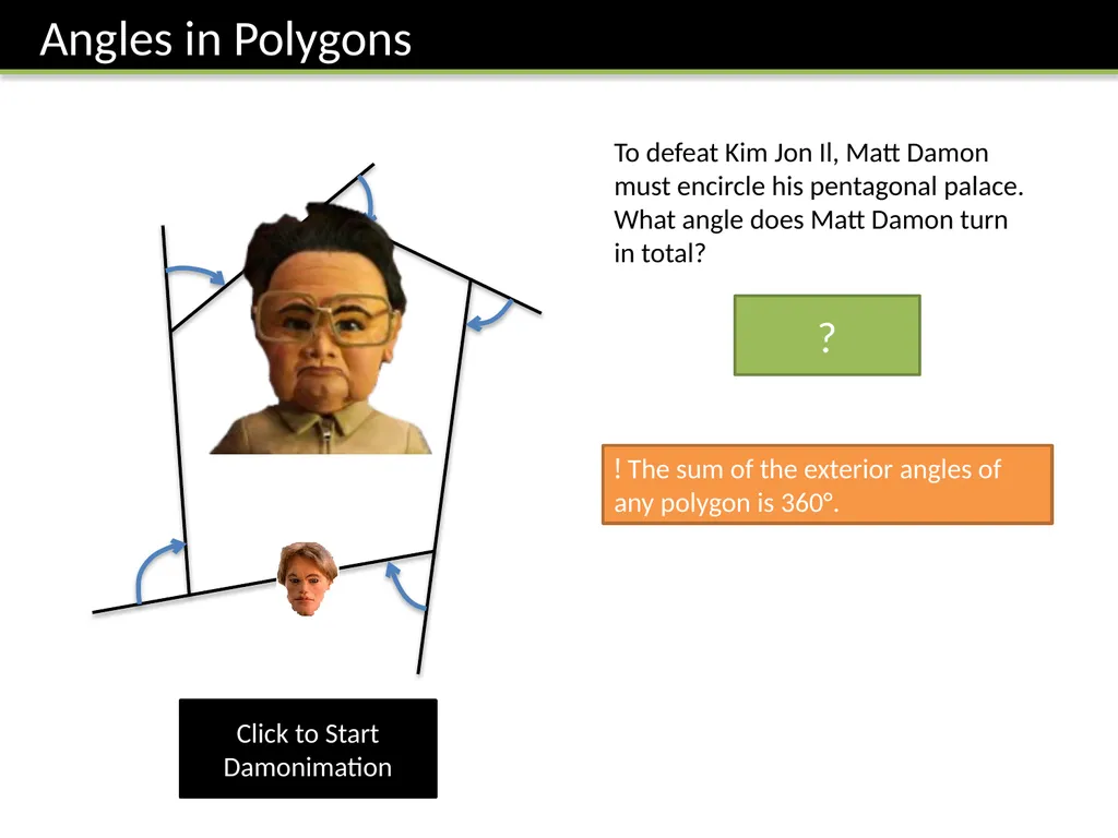 GCSE: Angles and Geometry Dr J Frost - slide 6 of 13