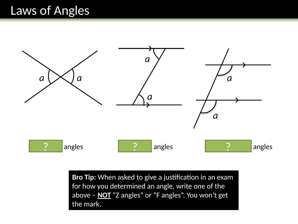 GCSE: Angles and Geometry Dr J Frost - slide 3 of 13