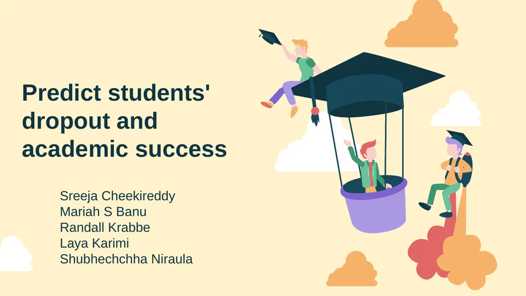 Predict students' dropout and academic success - slide 1 of 13