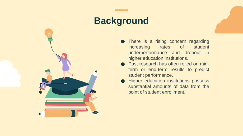 Predict students' dropout and academic success - slide 2 of 13