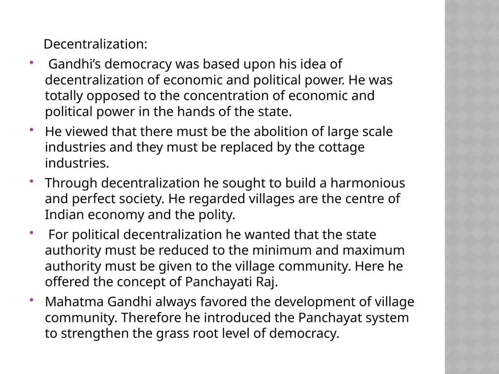 GANDHIAN PHILOSOPHY AND ITS RELEVANCE BY- Dr. - slide 10 of 12