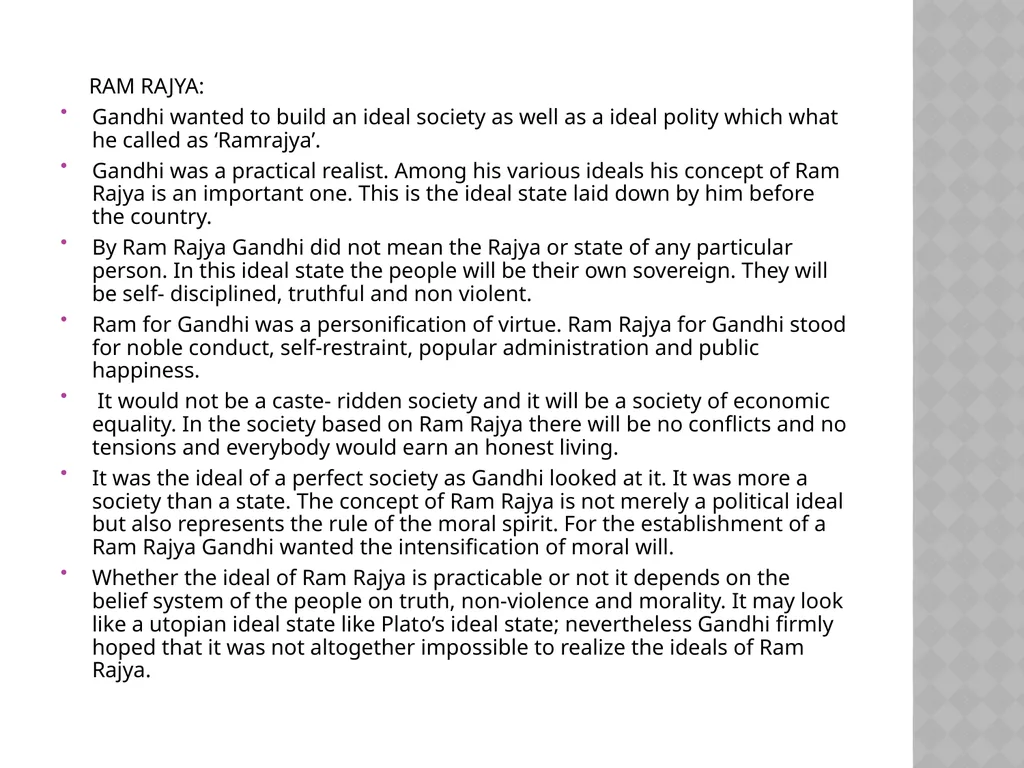 GANDHIAN PHILOSOPHY AND ITS RELEVANCE BY- Dr. - slide 8 of 12