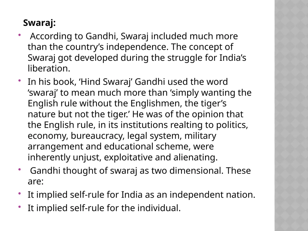 GANDHIAN PHILOSOPHY AND ITS RELEVANCE BY- Dr. - slide 9 of 12