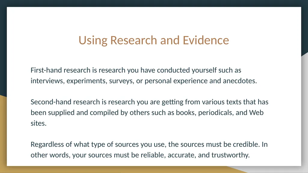 Claim and Evidence Workshop Lyn’Nazia Davis, - slide 19 of 30