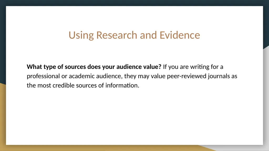 Claim and Evidence Workshop Lyn’Nazia Davis, - slide 22 of 30