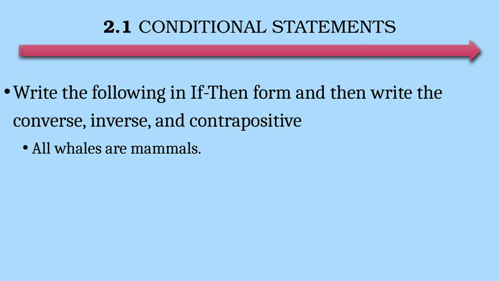 Reasoning and Proofs Geometry Chapter 2 This - slide 11 of 54