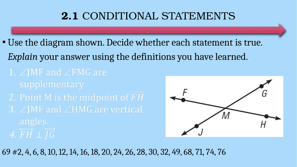 Reasoning and Proofs Geometry Chapter 2 This - slide 14 of 54
