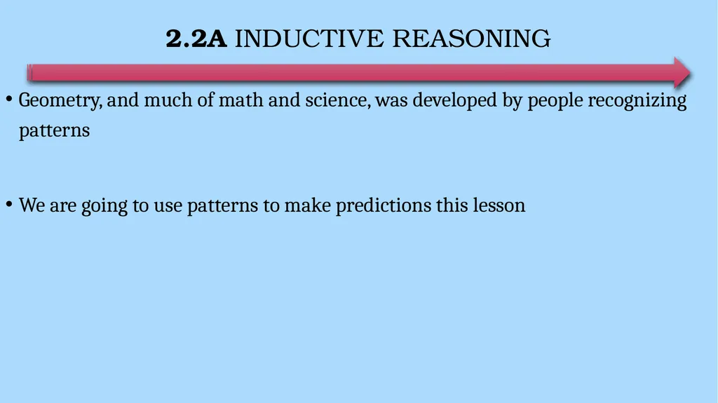 Reasoning and Proofs Geometry Chapter 2 This - slide 16 of 54