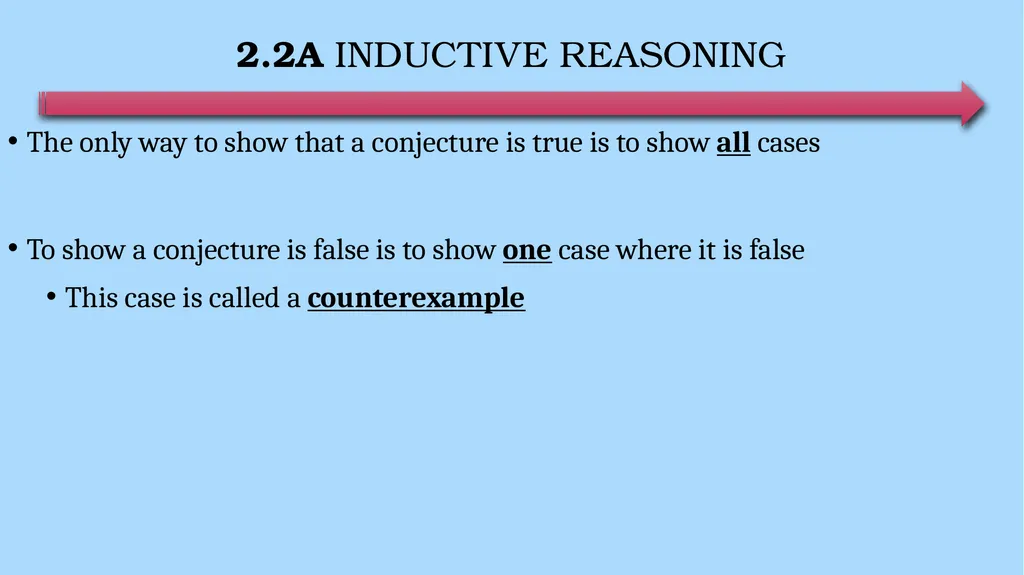 Reasoning and Proofs Geometry Chapter 2 This - slide 20 of 54