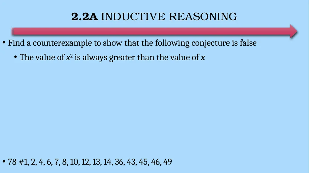 Reasoning and Proofs Geometry Chapter 2 This - slide 21 of 54