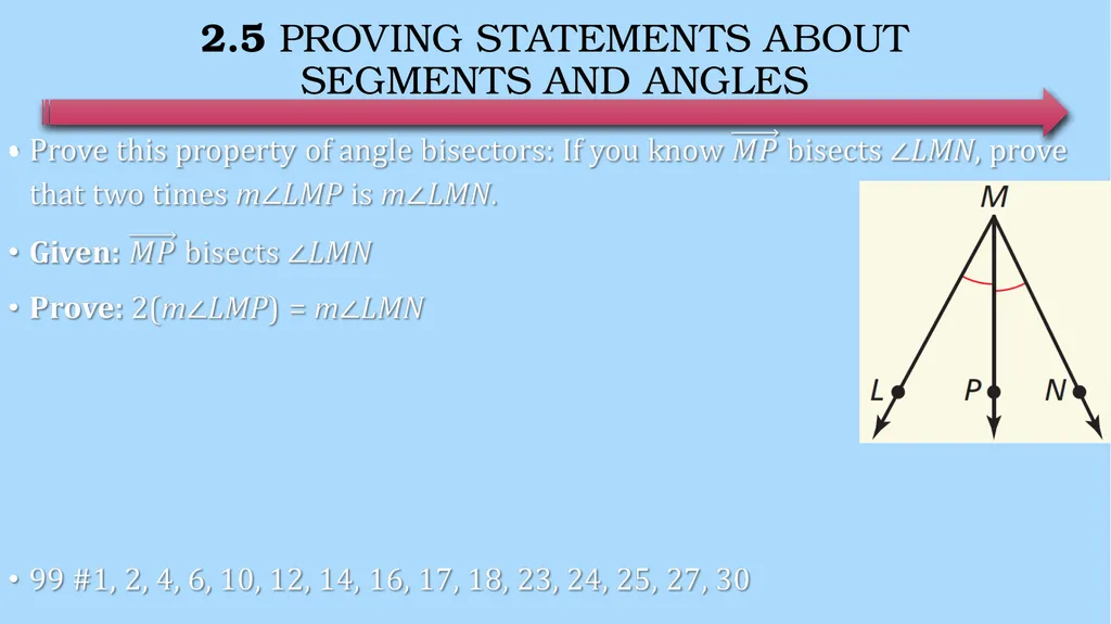 Reasoning and Proofs Geometry Chapter 2 This - slide 47 of 54