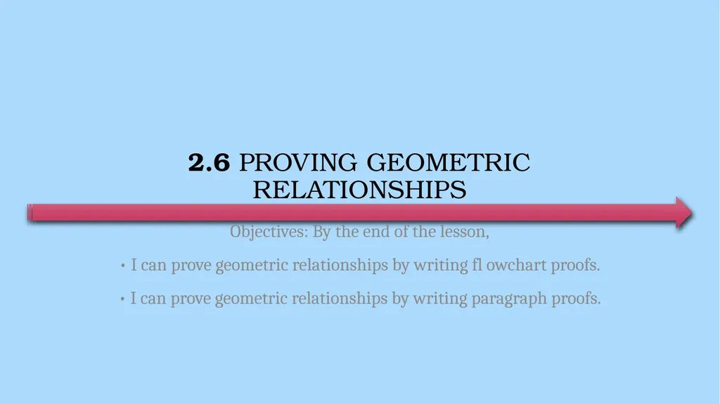 Reasoning and Proofs Geometry Chapter 2 This - slide 48 of 54