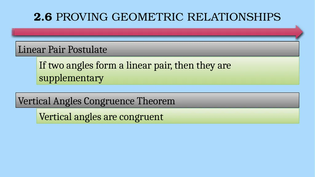 Reasoning and Proofs Geometry Chapter 2 This - slide 50 of 54