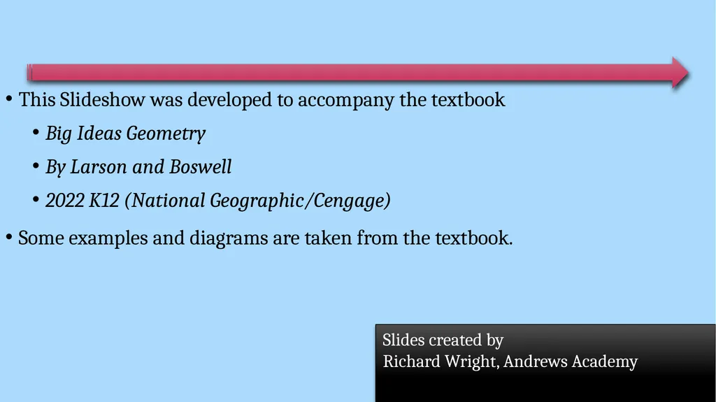 Reasoning and Proofs Geometry Chapter 2 This - slide 2 of 54