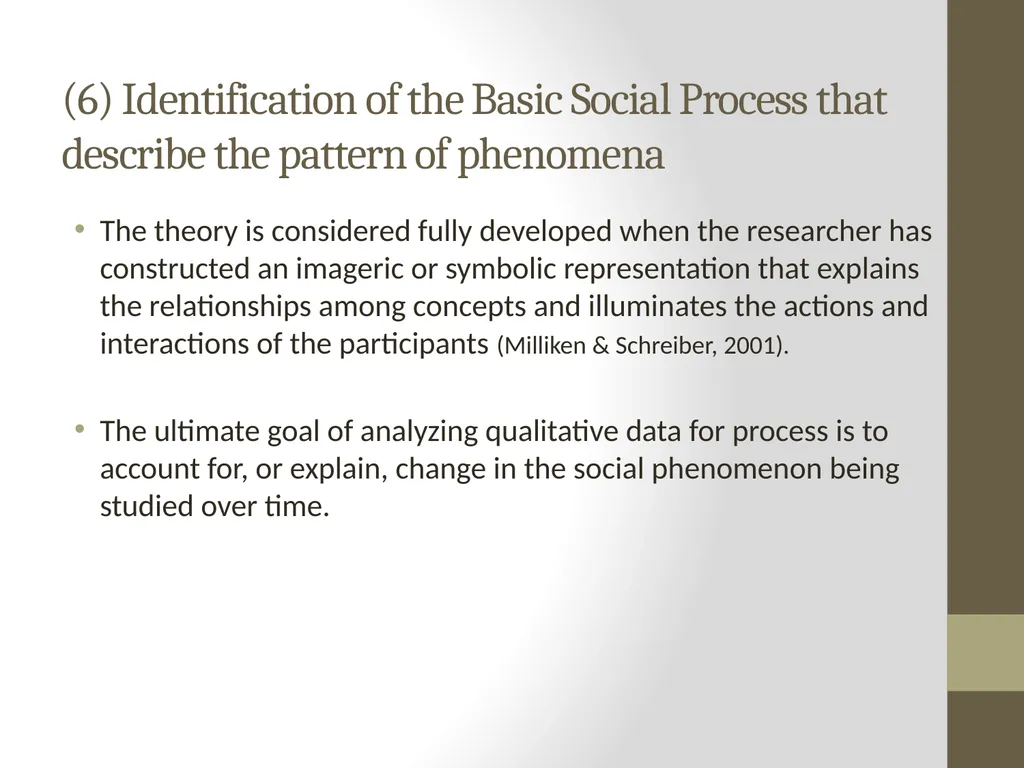 Qualitative Research Approaches Training course in - slide 41 of 80