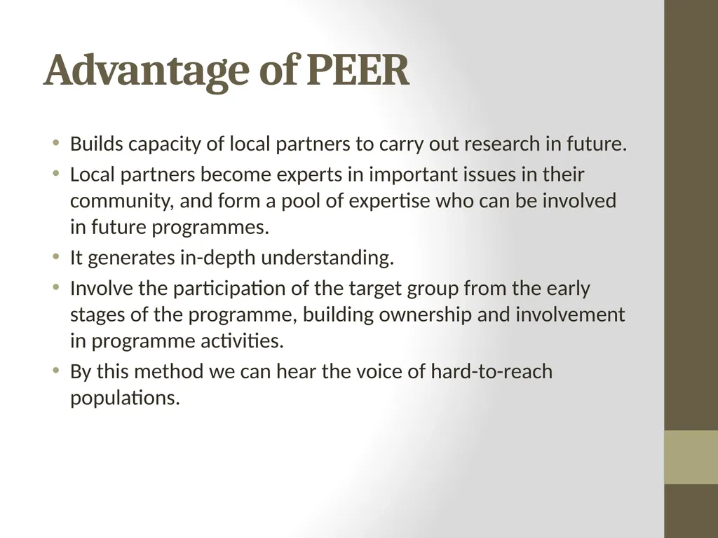 Qualitative Research Approaches Training course in - slide 68 of 80