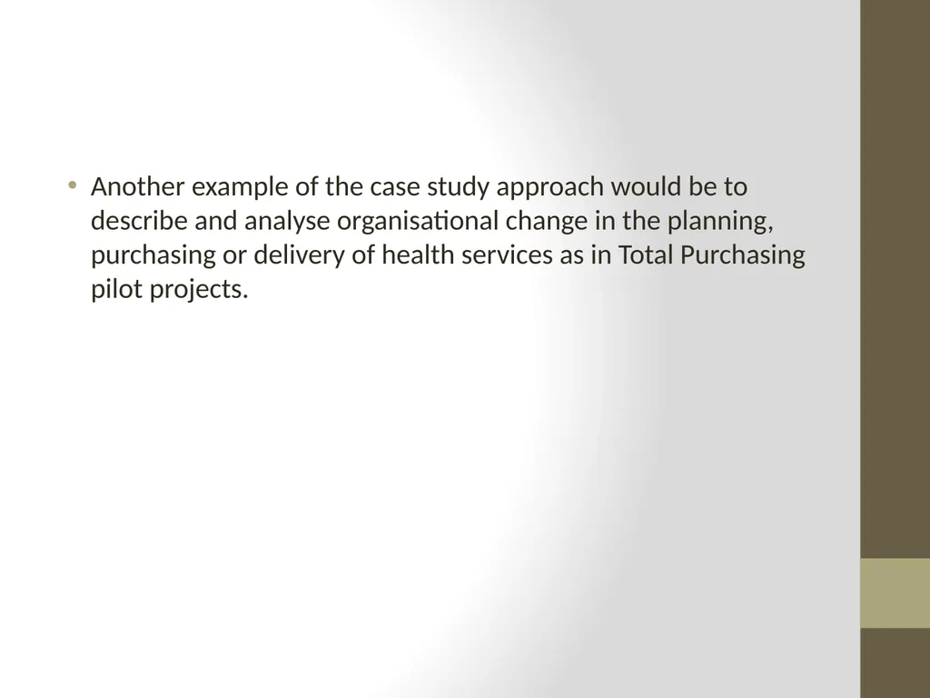 Qualitative Research Approaches Training course in - slide 52 of 80