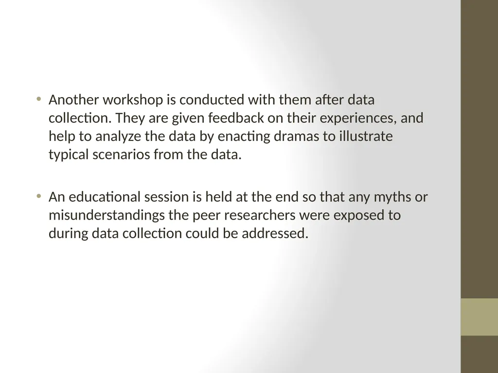 Qualitative Research Approaches Training course in - slide 67 of 80