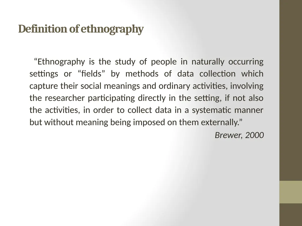 Qualitative Research Approaches Training course in - slide 11 of 80