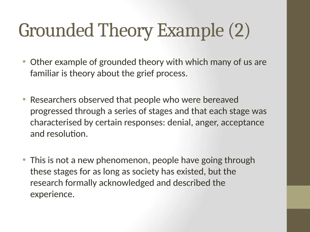 Qualitative Research Approaches Training course in - slide 44 of 80