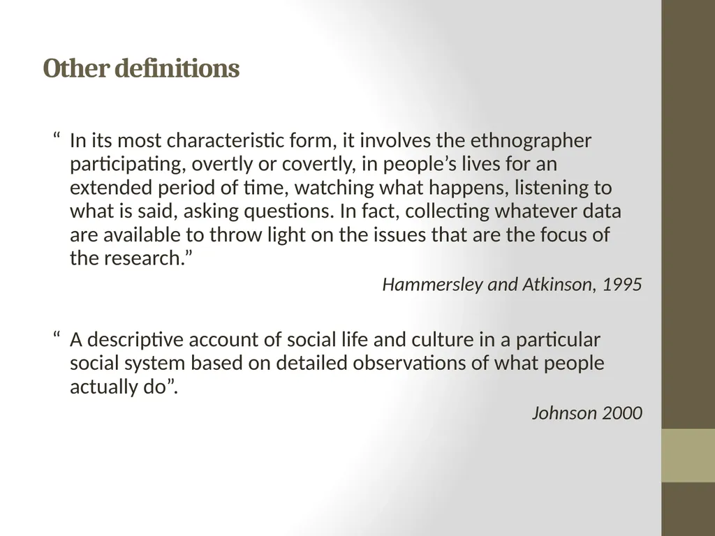 Qualitative Research Approaches Training course in - slide 12 of 80