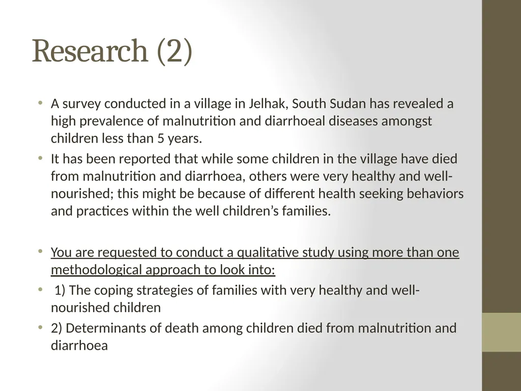 Qualitative Research Approaches Training course in - slide 7 of 80